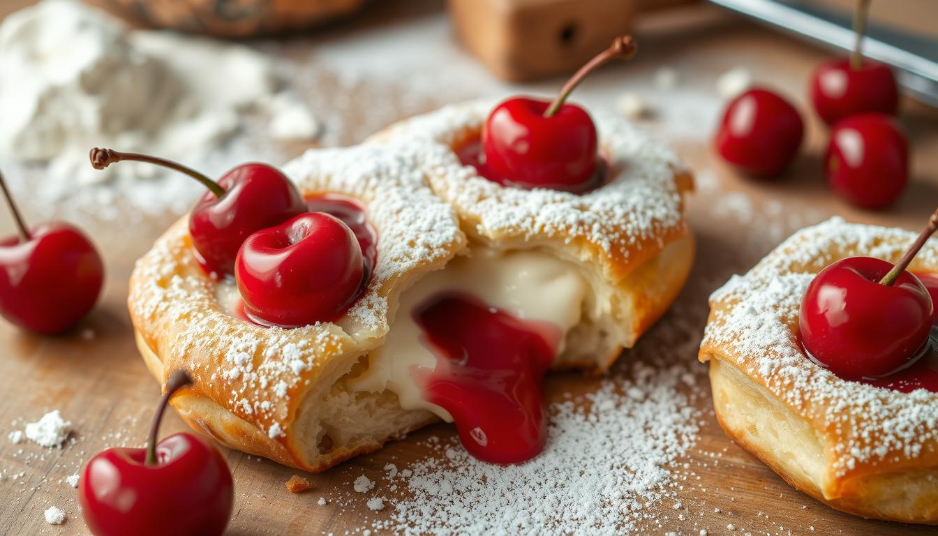 cherry cream cheese danish