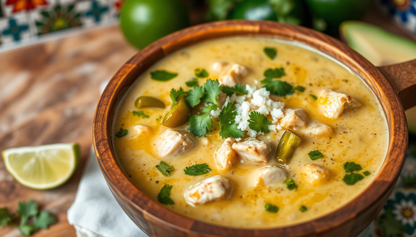 chicken poblano soup