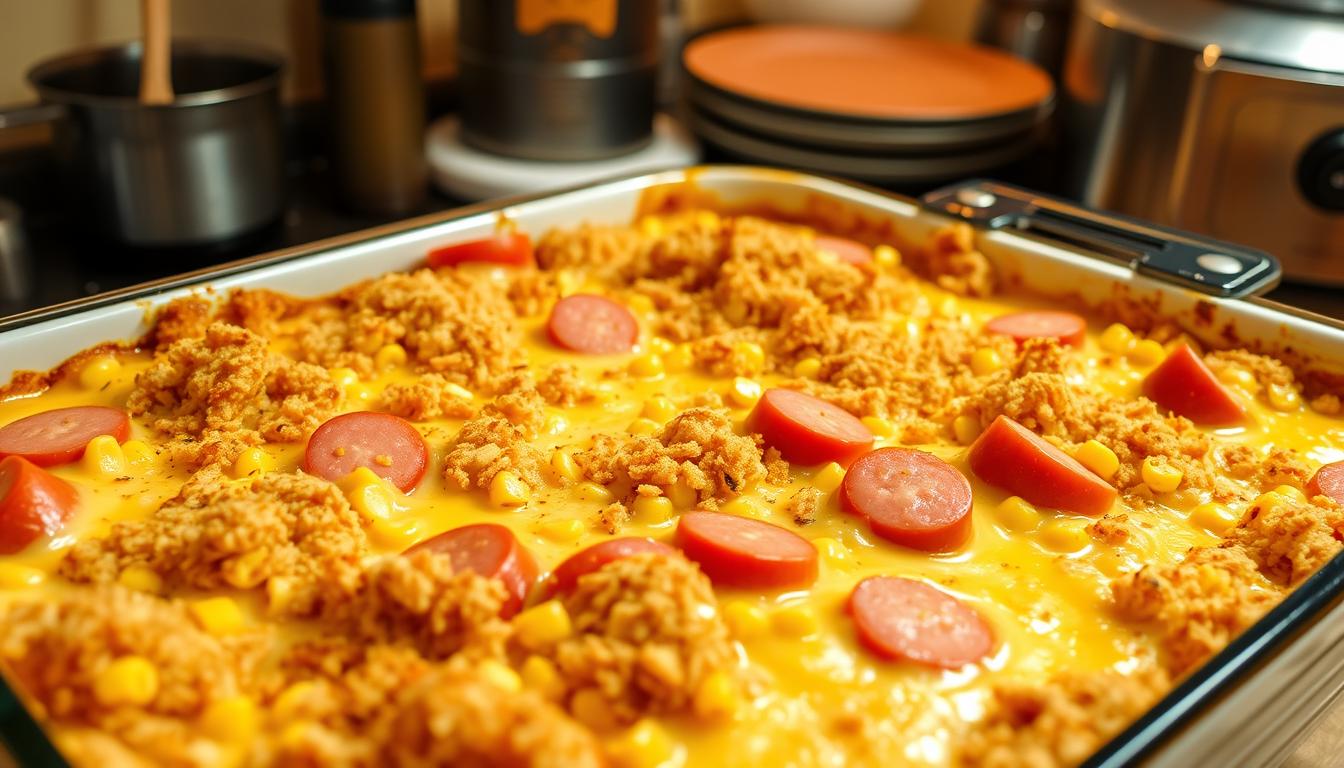 hot dog casserole