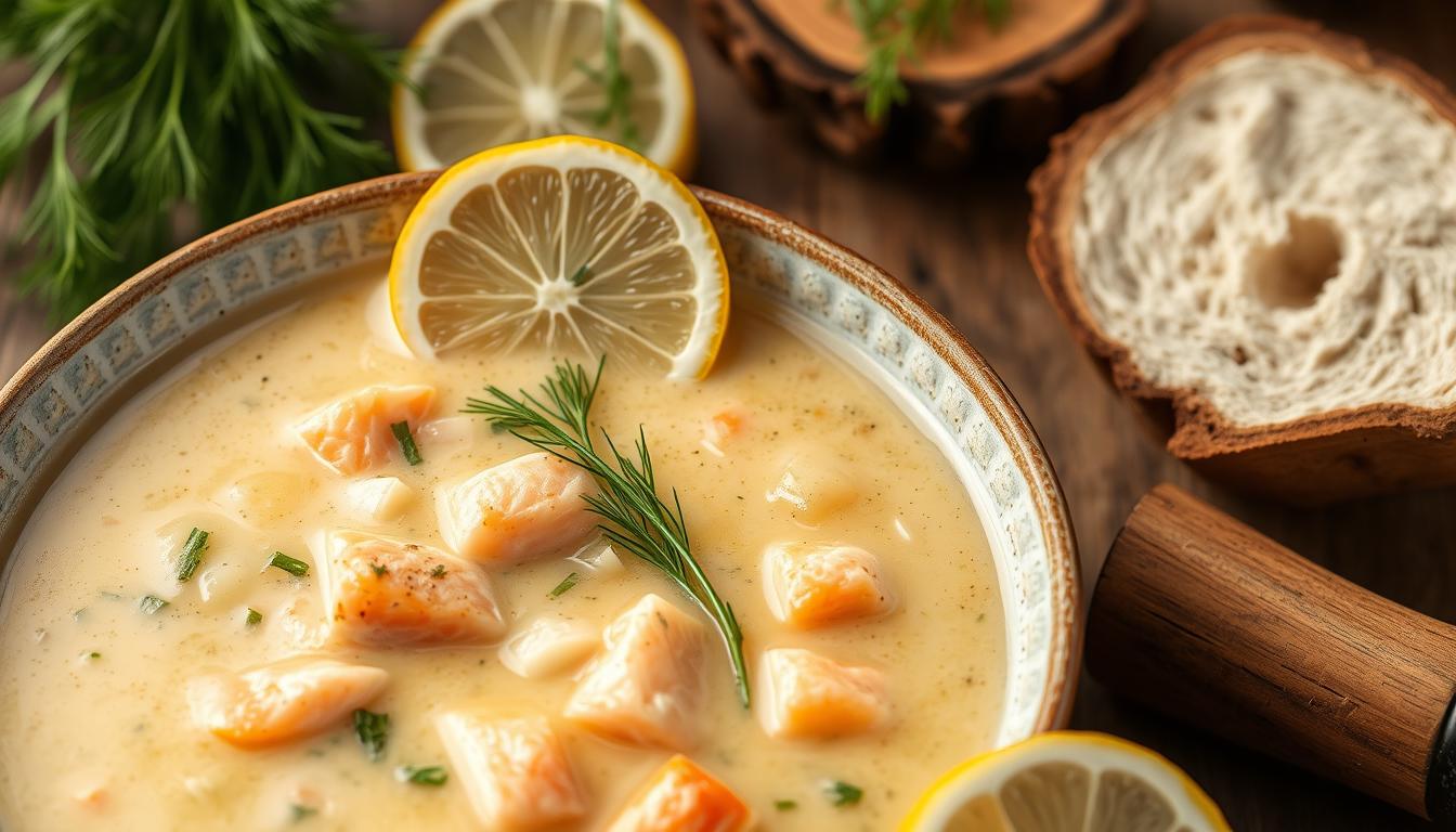 salmon soup