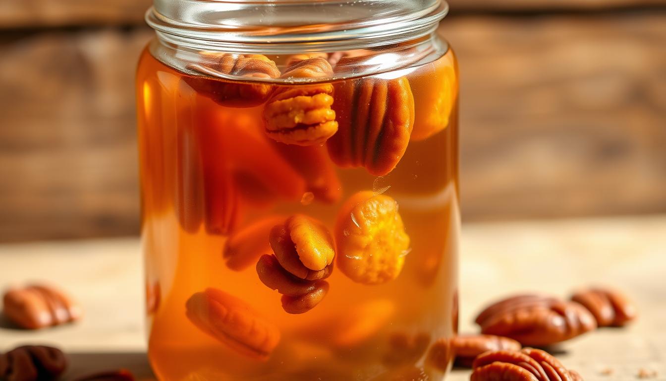 simple syrup toasted pecan