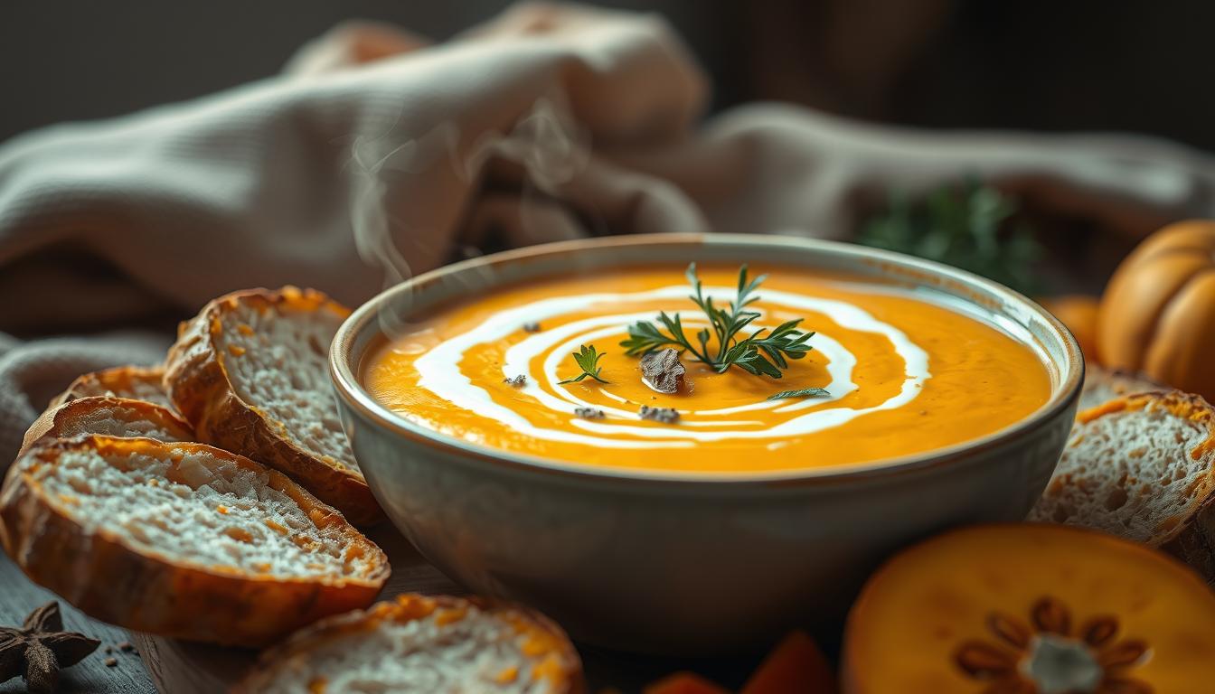 Creamy pumpkin soup