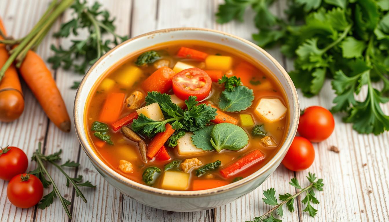 Detox vegetable soup