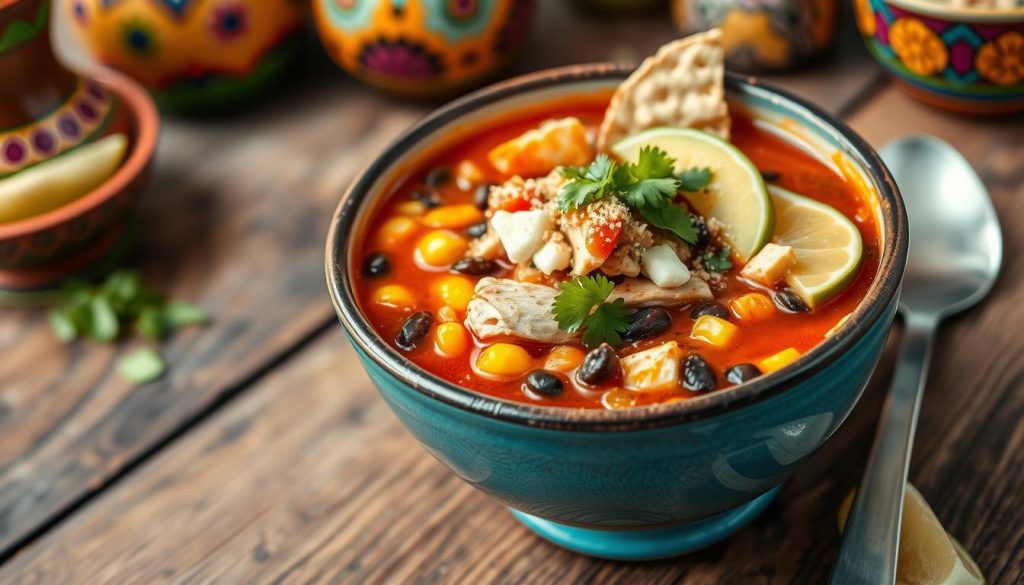 Mexican tortilla soup