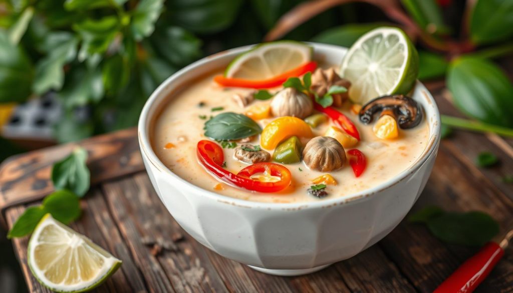 Thai coconut soup