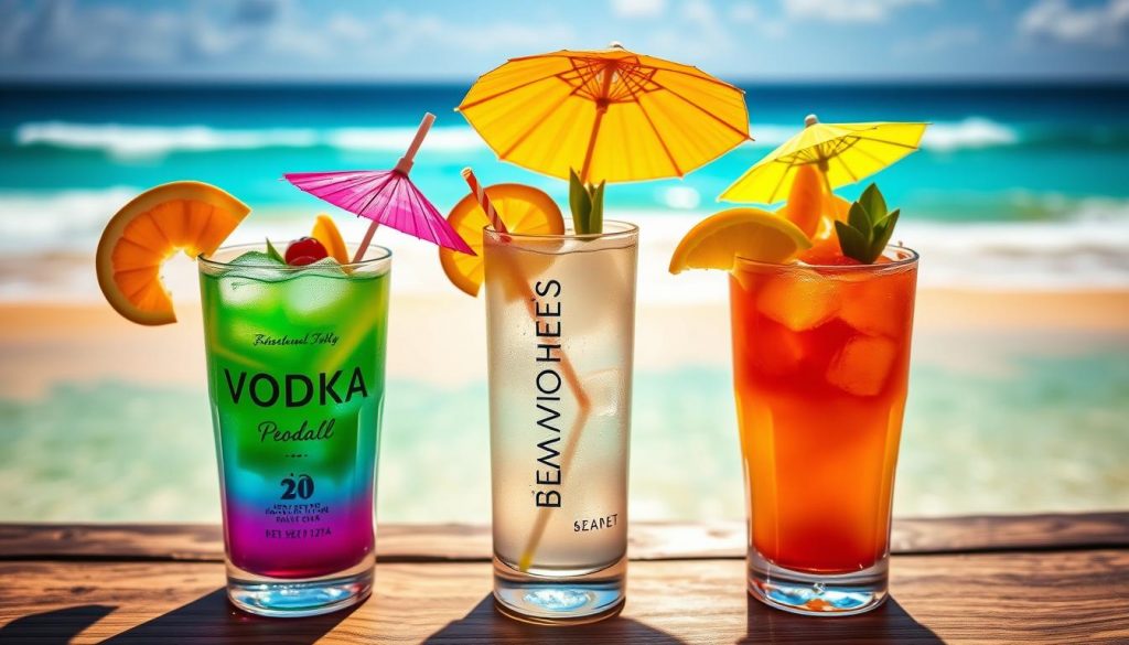 beach drinks with vodka