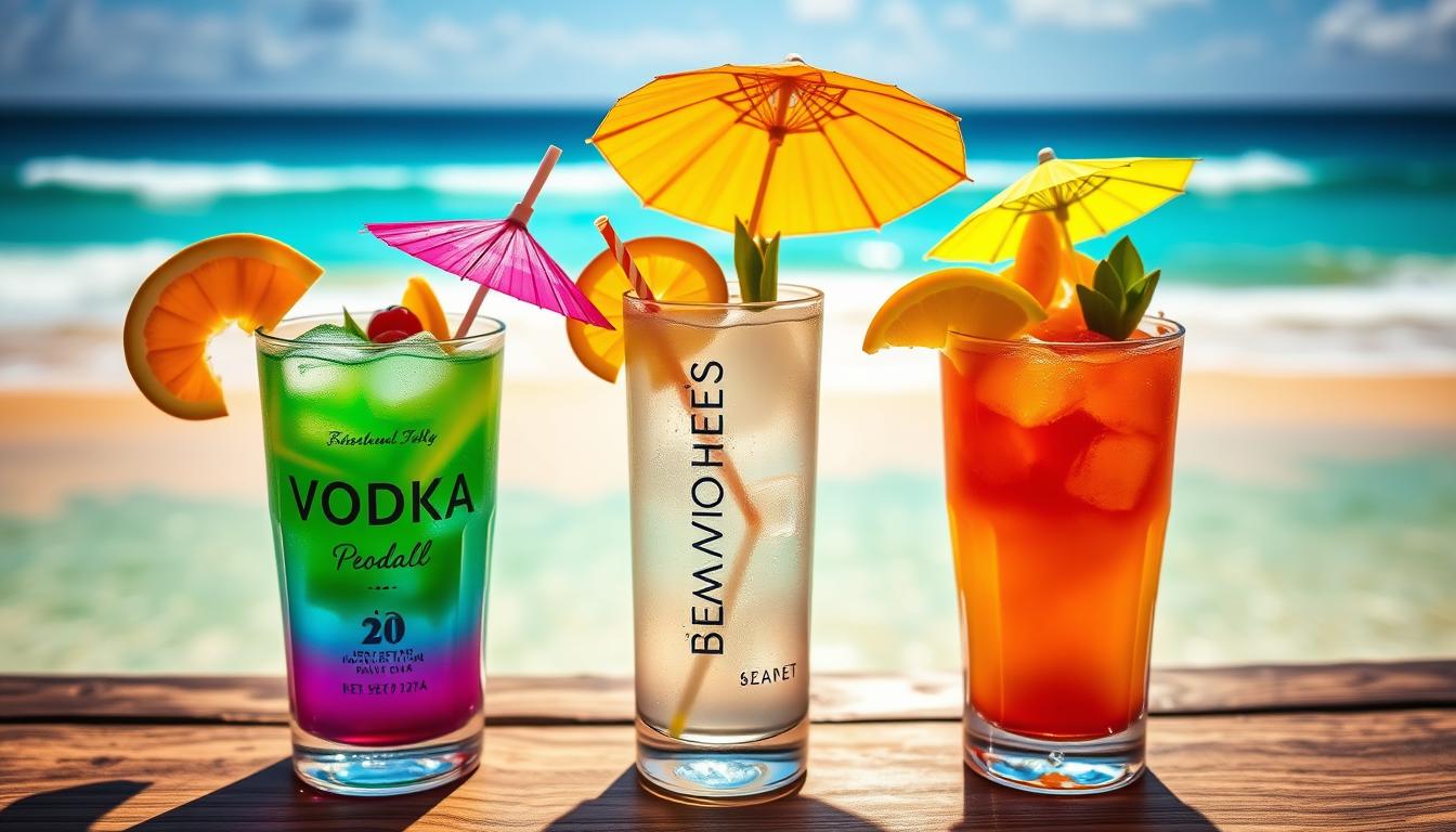 beach drinks with vodka