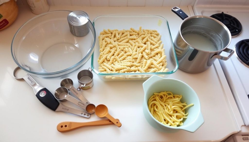 kitchen equipment for tuna casserole