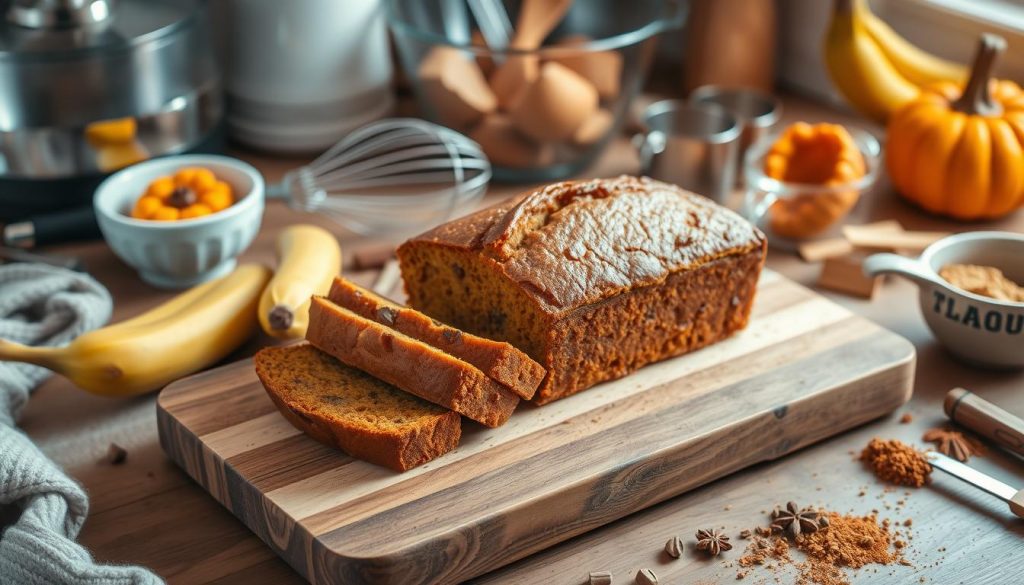 pumpkin banana bread