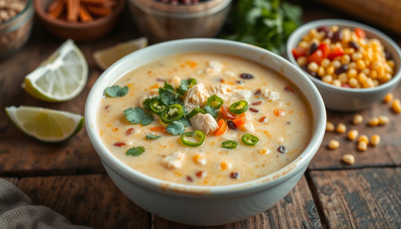 white chicken chili soup