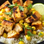 Corn Chicken Rice Bowl