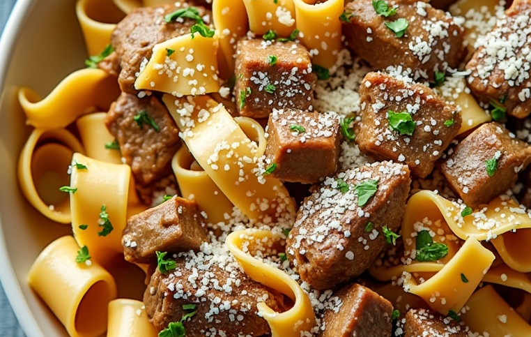 Rustic Chicken Liver Pasta