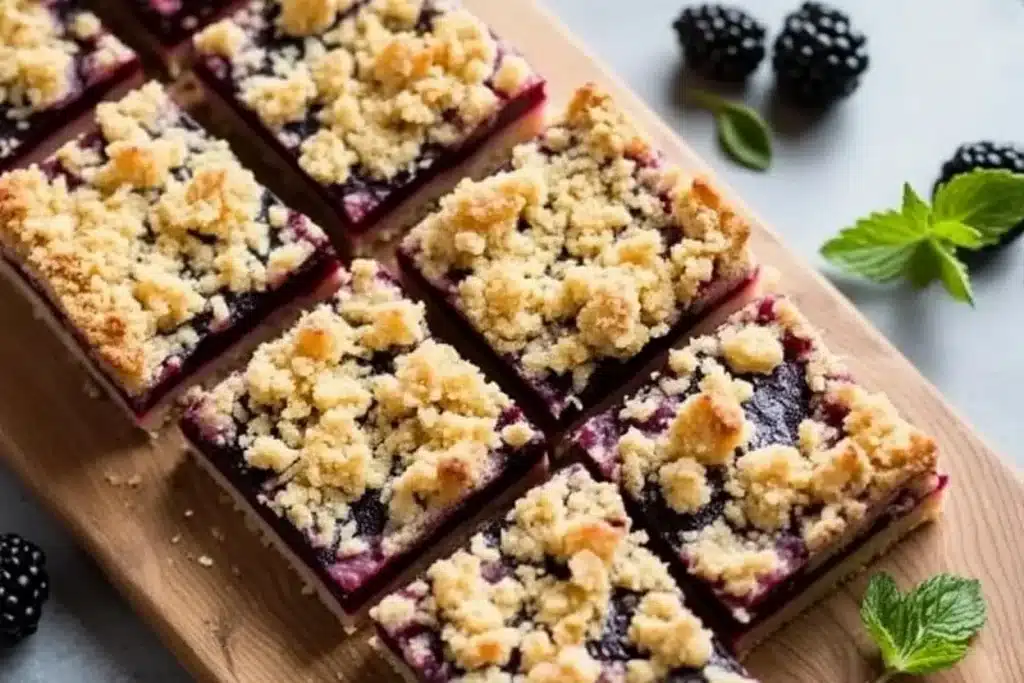 Blackberry Crumb Bars