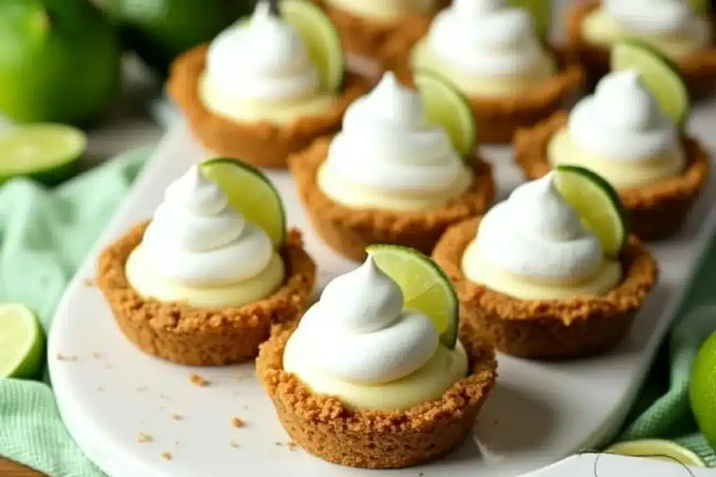 Easy Mini No Bake Key Lime Pies