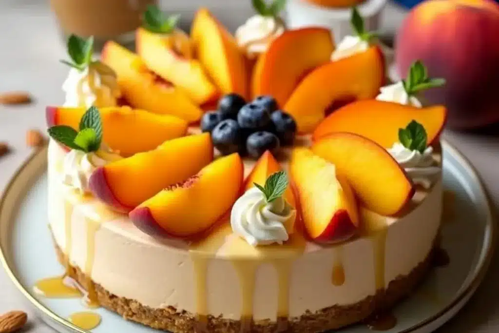 Ultimate No-Bake Peach Cheesecake Recipe Perfect for Summer