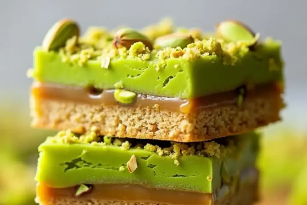 Pistachio Dream Cookie Bars