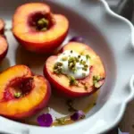 Healthy Honey Roasted Peaches