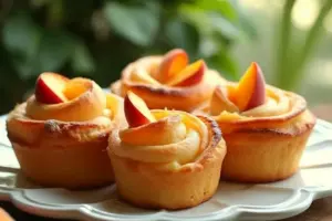 Peach Pie Cruffins
