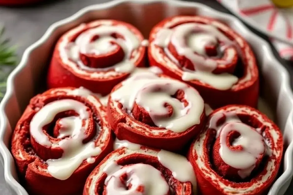 Red Velvet Cinnamon Rolls