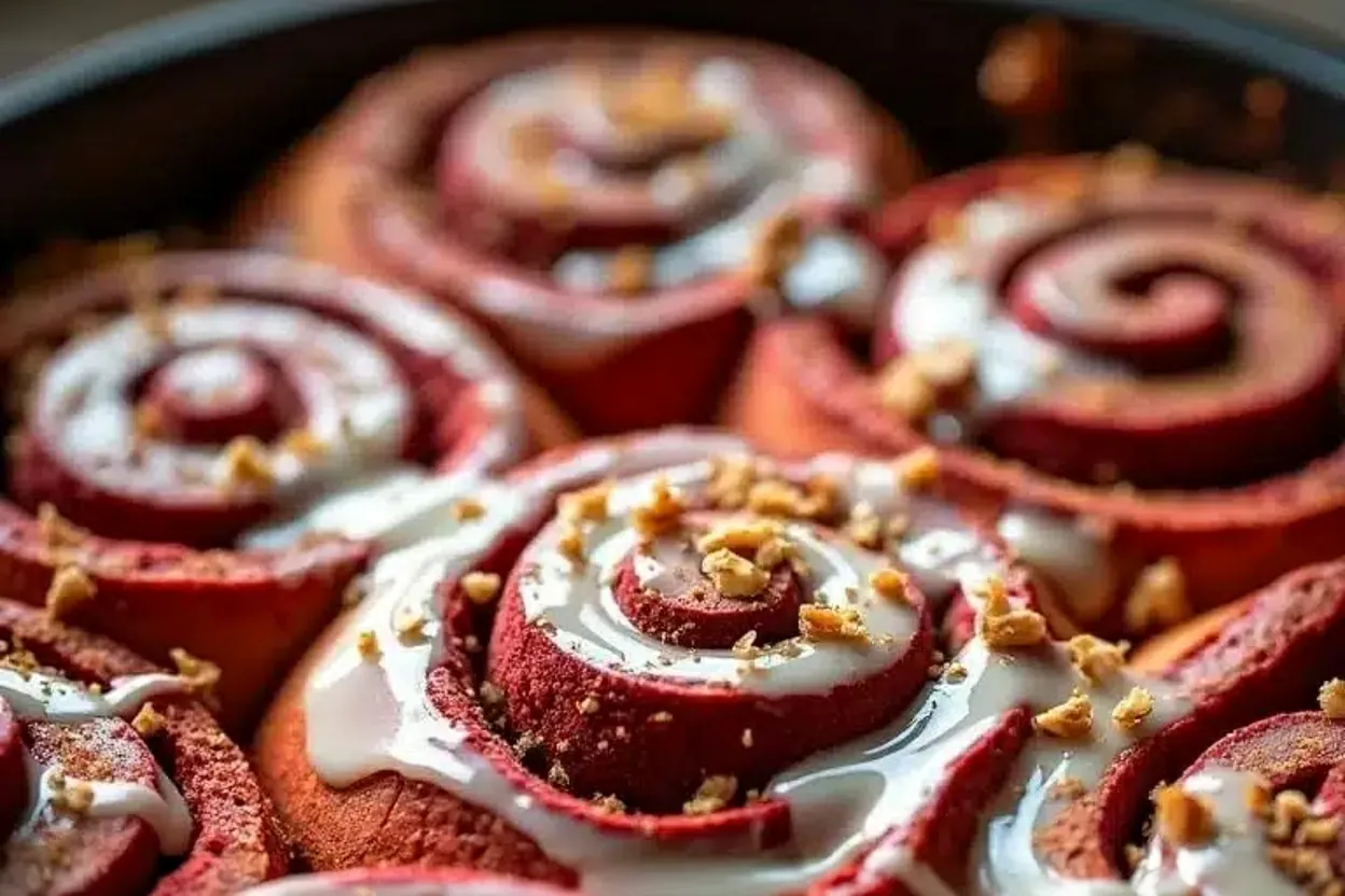 Red Velvet Cinnamon Rolls