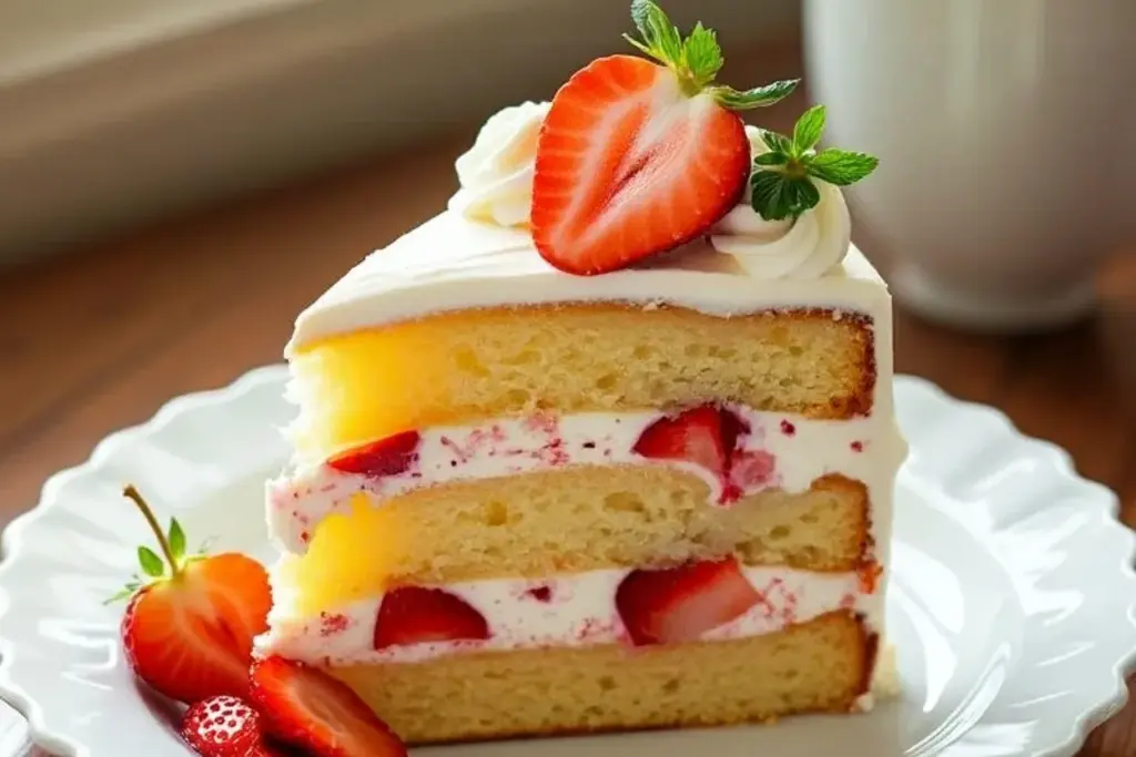 Strawberry Shortcake Cake