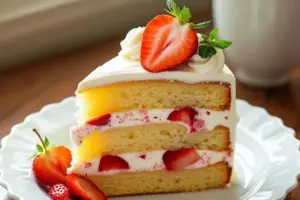Strawberry Shortcake Cake