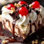 hot fudge sundae brownie cheesecake