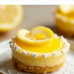 no-bake mini lemon tartlets