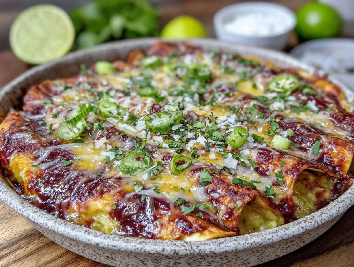 chicken enchiladas with green sauce preparation steps