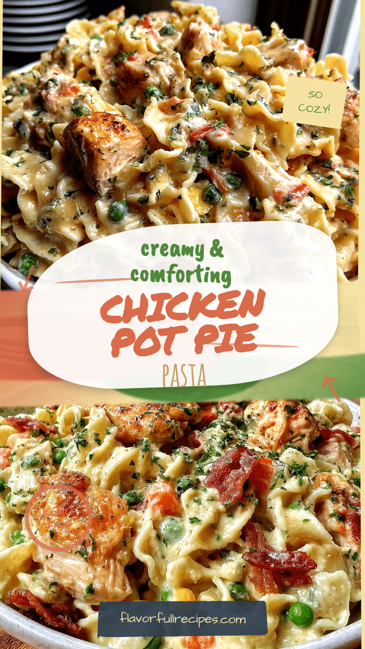 Chicken Pot Pie Pasta recipe
