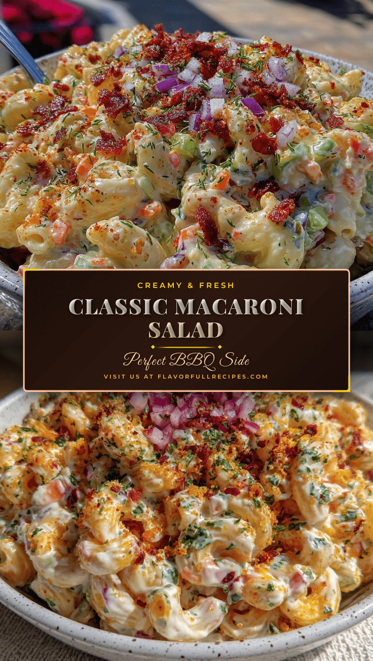 Creamy Macaroni Salad Recipe – Best Classic Side Dish