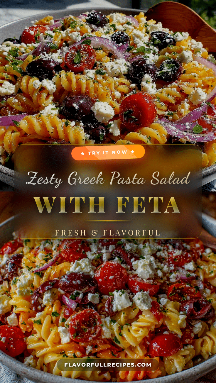 Fresh Greek Pasta Salad Recipe Easy and Perfect for Summer