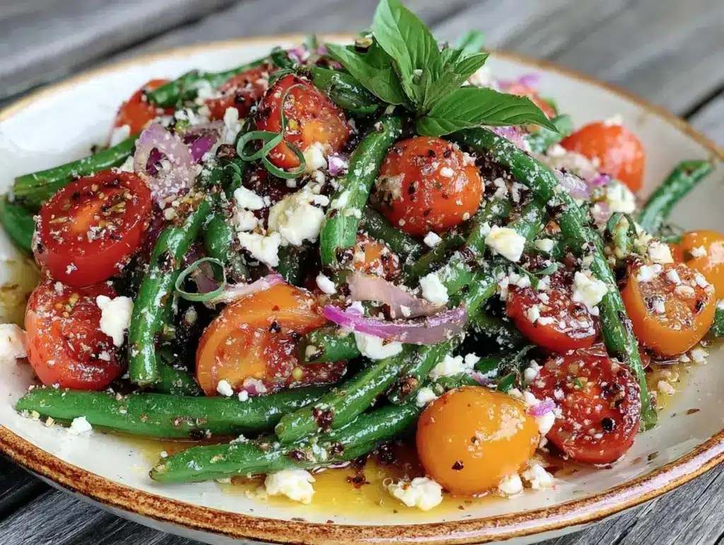 green bean salad - featured image