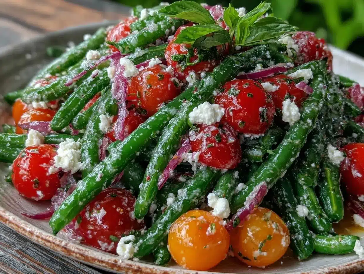 green bean salad preparation steps