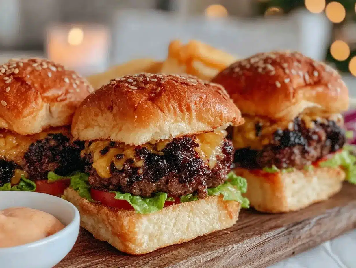 hamburger sliders preparation steps