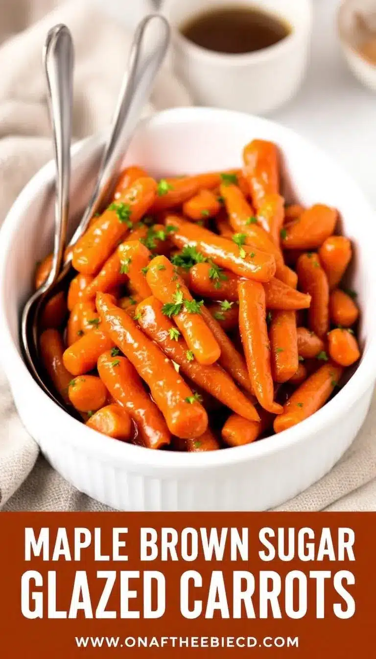Maple Brown Sugar Glazed Carrots Recipe Perfect for Holidays