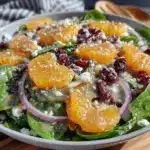 spinach mandarin orange salad - featured image