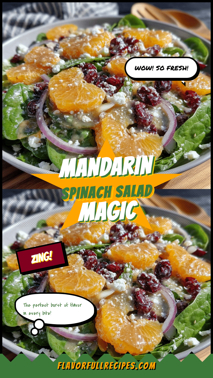 spinach mandarin orange salad recipe