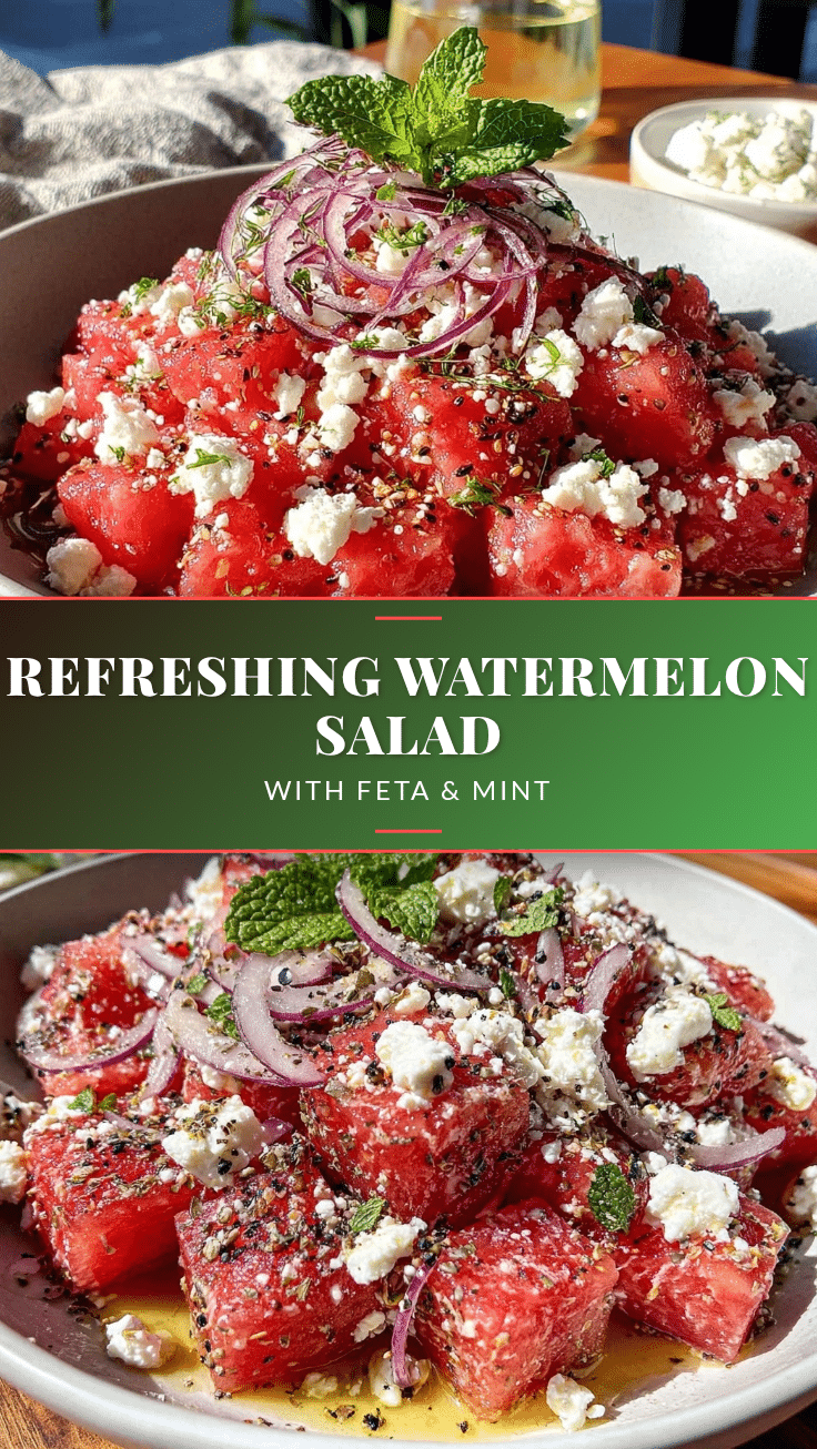 watermelon feta salad recipe