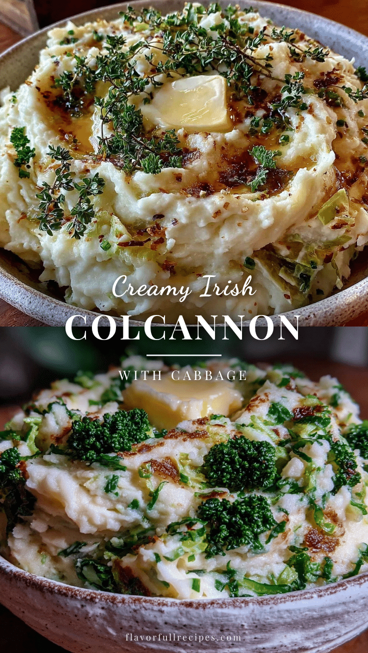 Creamy Colcannon Irish Mashed Potatoes Recipe Easy Homemade Cabbage Side