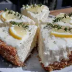 creamy frozen lemonade pie - featured image