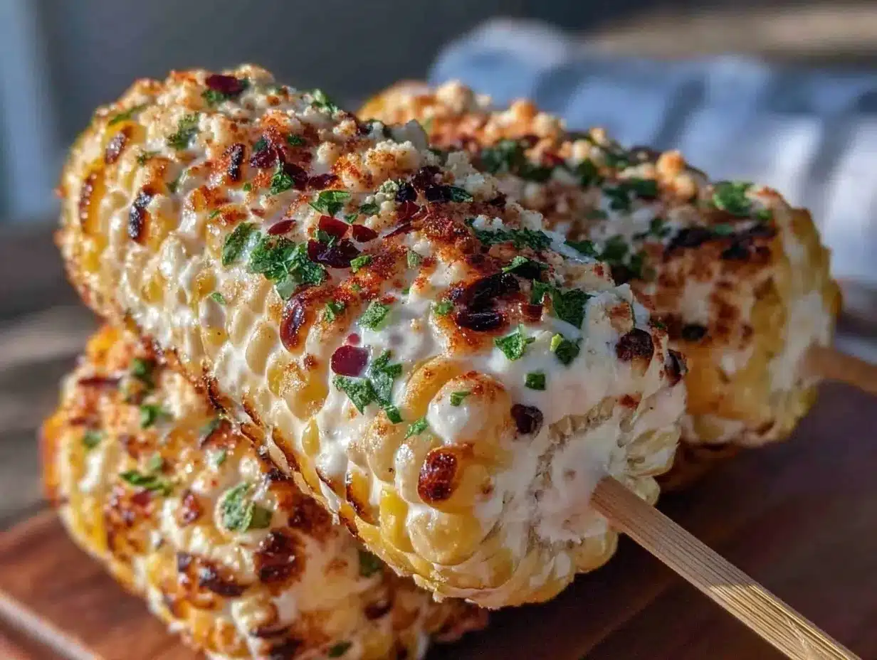 creamy spicy elote preparation steps