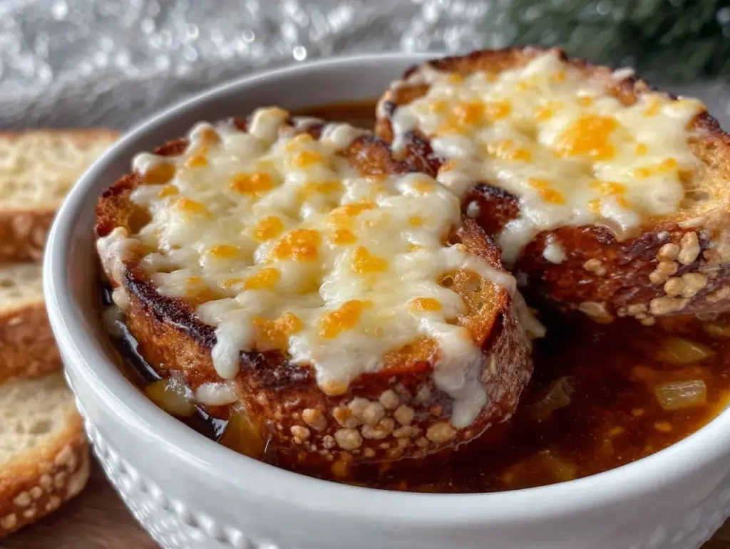 French Onion Soup Recipe Easy Cozy Homemade with Gooey Gruyere Toast