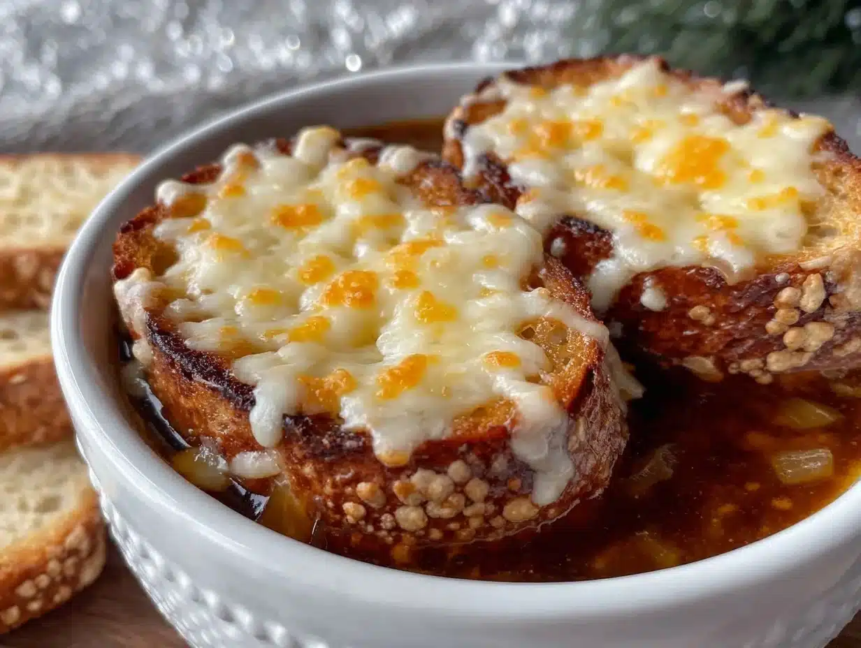 French Onion Soup Recipe Easy Cozy Homemade with Gooey Gruyere Toast