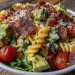 fresh blt pasta salad - featured image