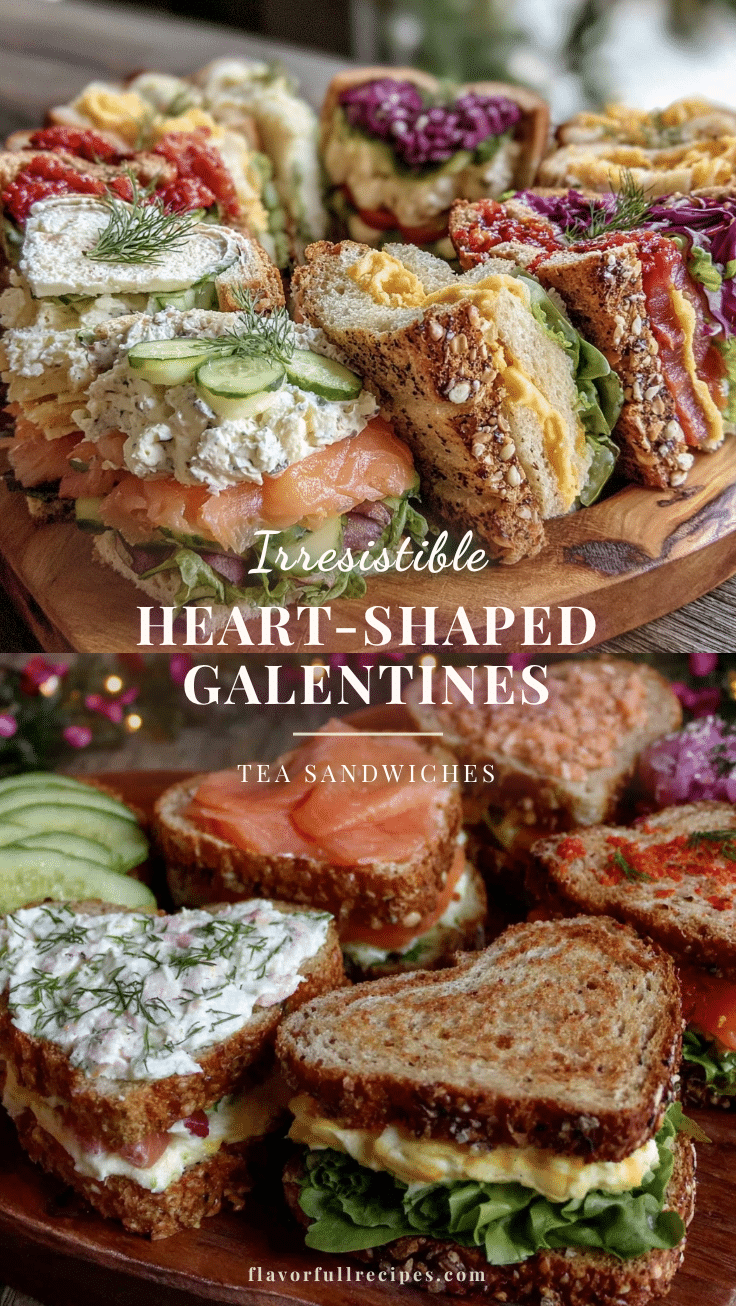 heart-shaped tea sandwich board recipe