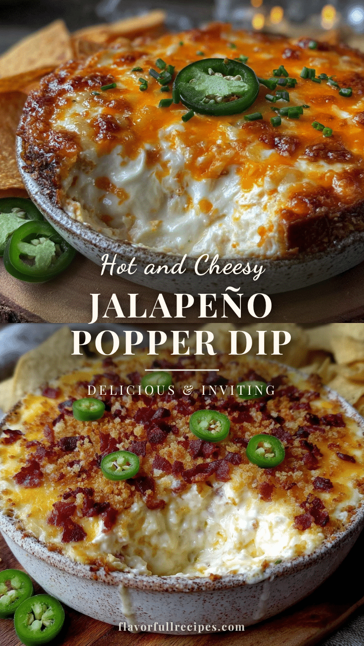 Savory Jalapeño Popper Dip Recipe with Crispy Bacon Easy and Cheesy