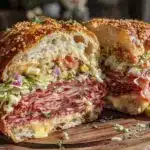 New Orleans muffuletta sandwich - featured image