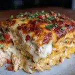 Creamy King Ranch Chicken Casserole - featured image