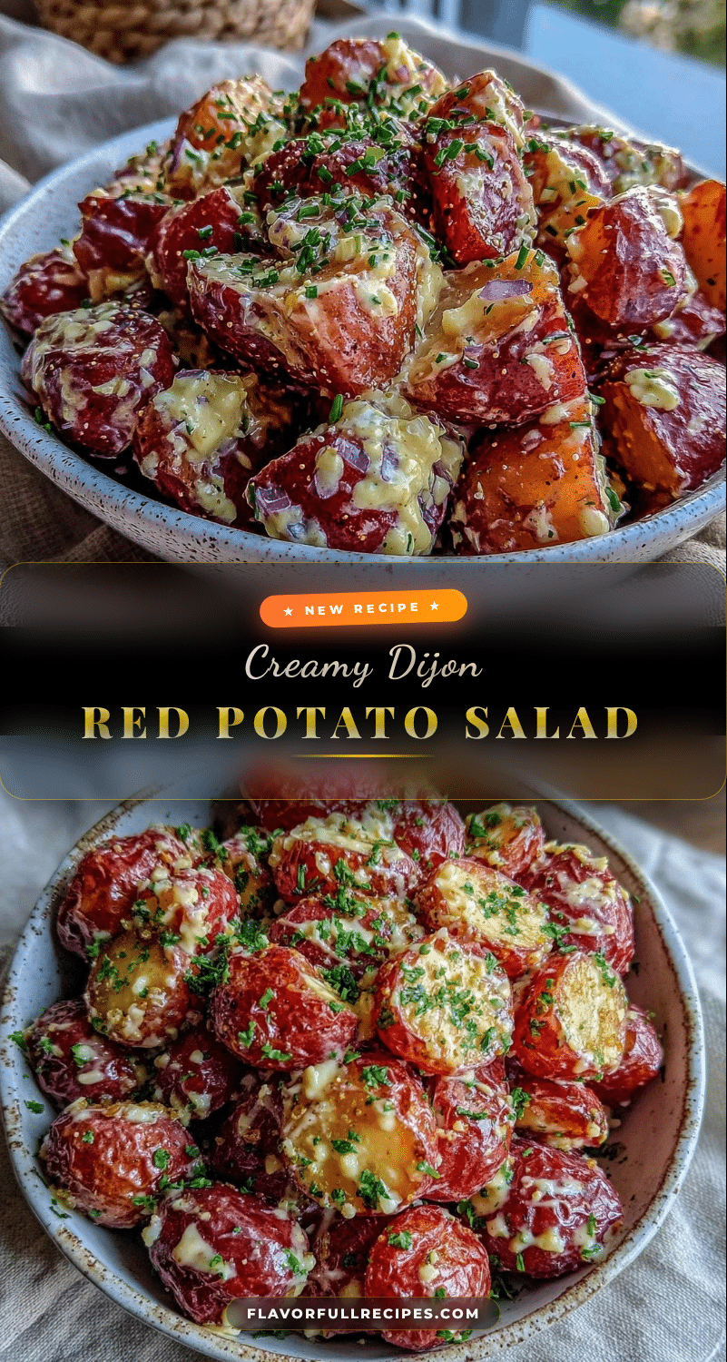 Creamy Red Potato Salad Recipe with Tangy Dijon Dressing Easy Perfect ...